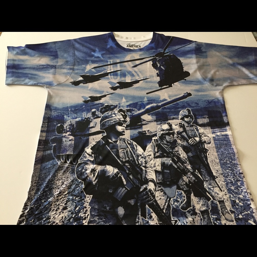 Spirit of America T-Shirt XL (46/48) 100%polyester